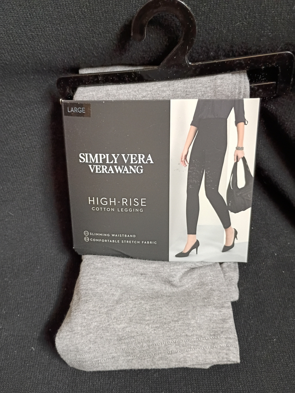 *NWT* Simply Vera Vera Wang High-Rise Cotton Leggings - Gray